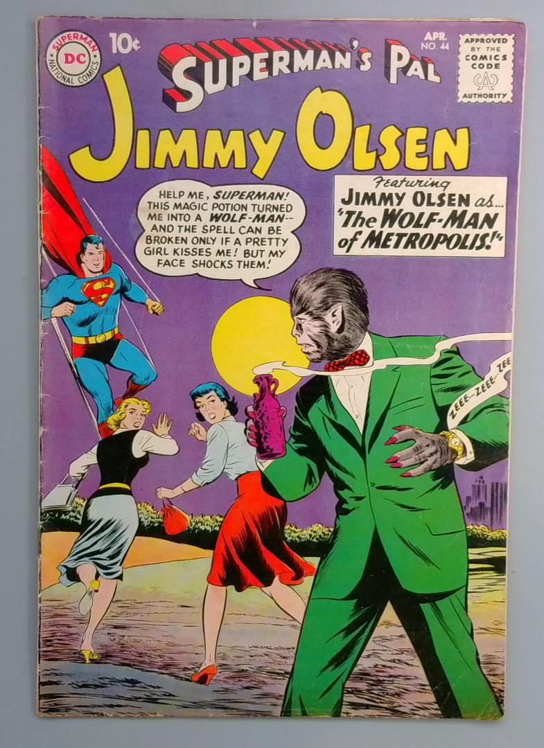 Superman's Pal Jimmy Olsen #44 VG Werewolf DC 1960
