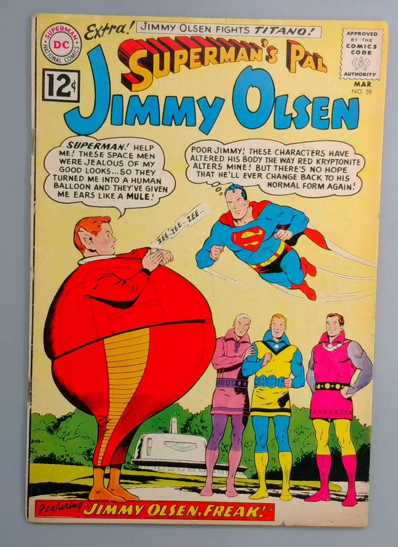 Supermans Pal Jimmy Olsen #59 VG DC 1962