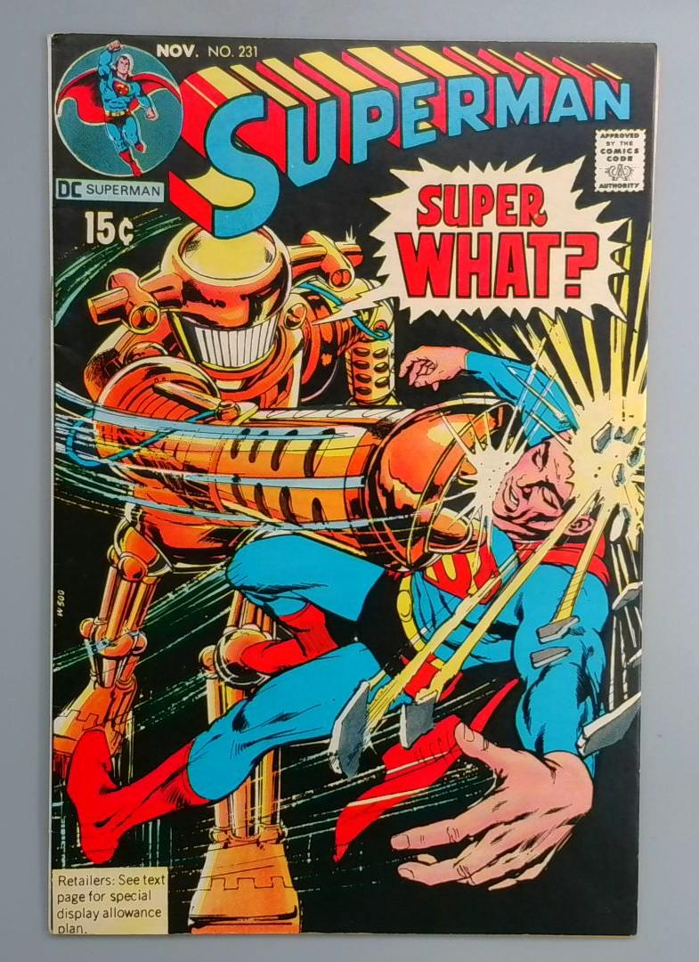 Superman #231 FN+ DC 1970
