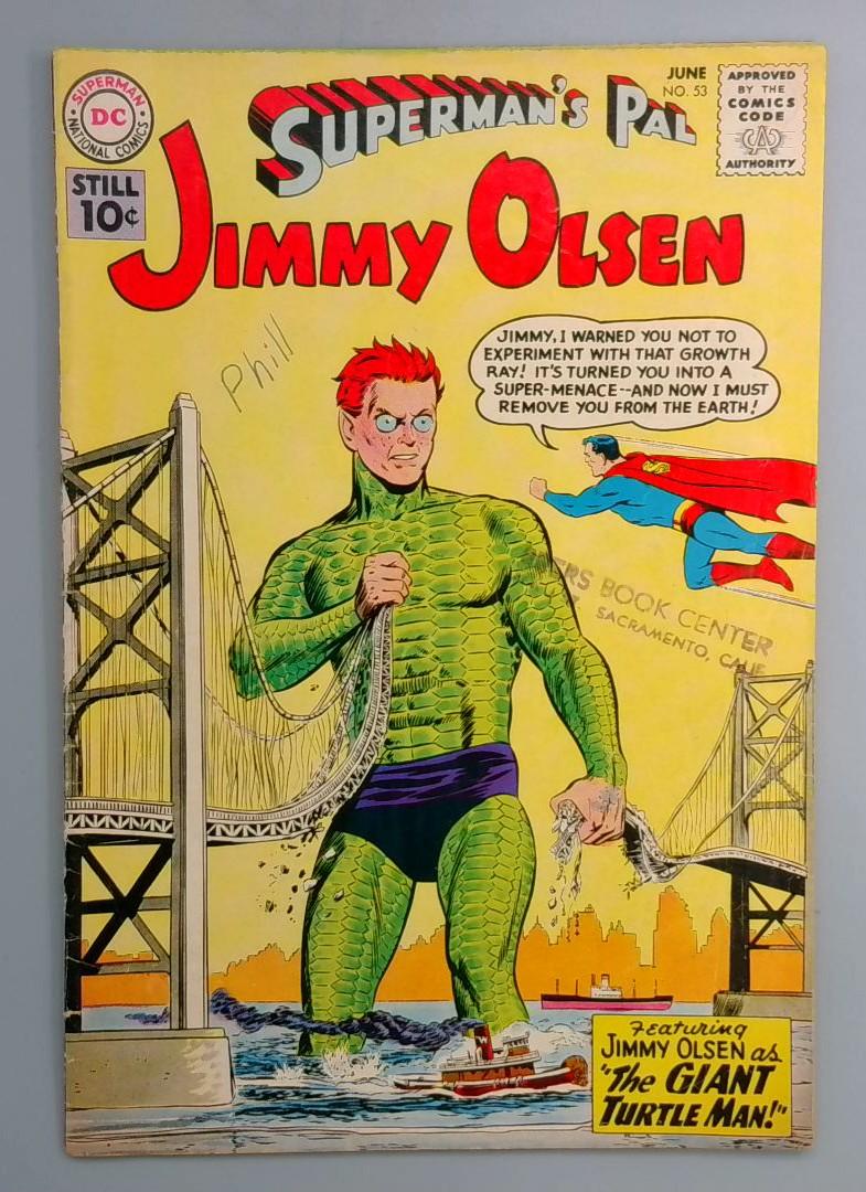 Supermans Pal Jimmy Olsen #53 VG Classic Cover Art by Curt Swan DC 1961