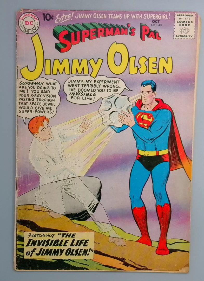 Supermans Pal Jimmy Olsen #40 VG+  DC 1959