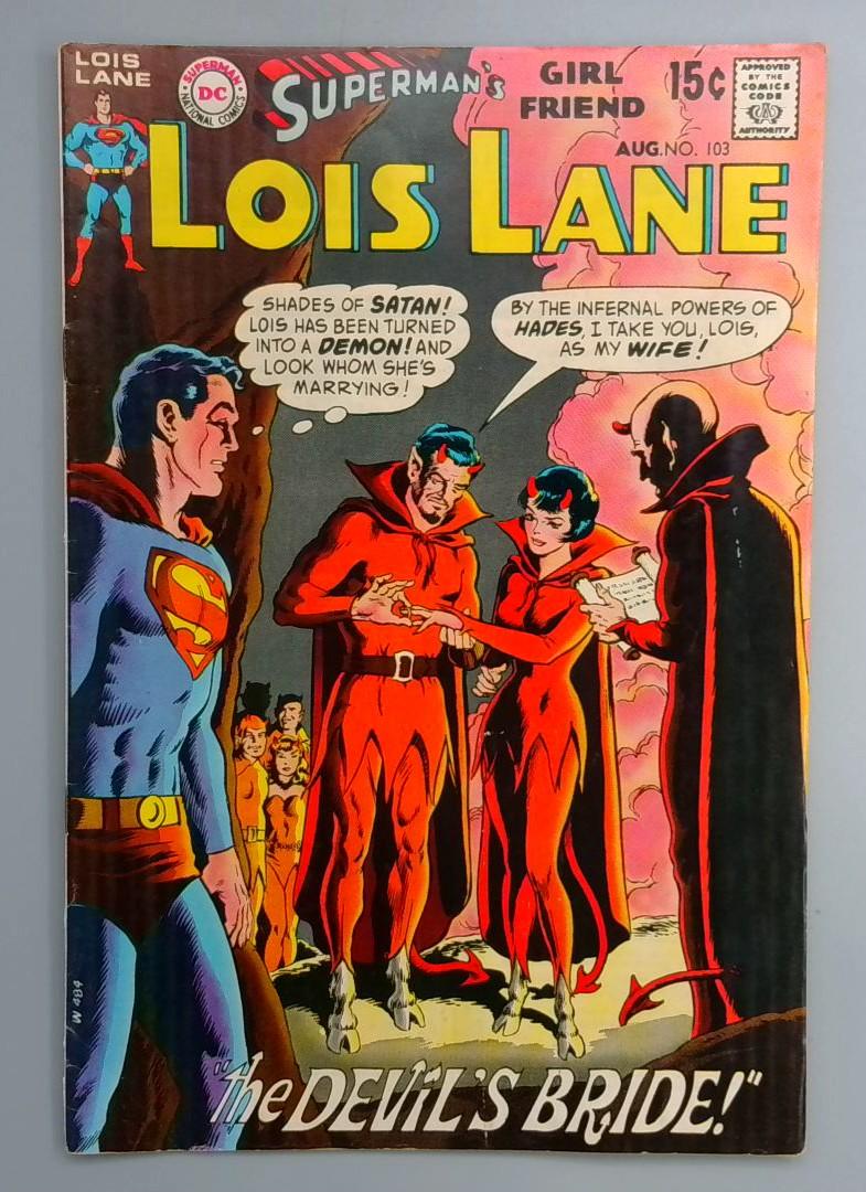 Supermans Girlfriend, Lois Lane #103 FN DC 1970