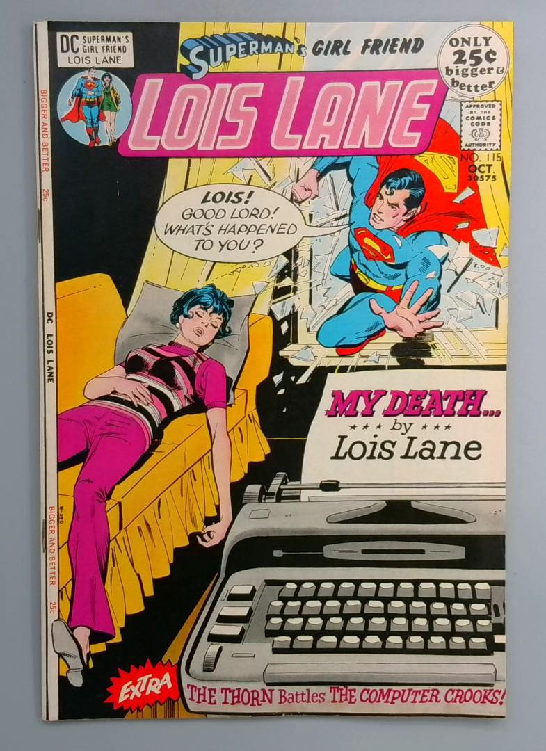 Supermans Girlfriend, Lois Lane #115 VF 3rd Appearance of Poison Ivy DC 1971