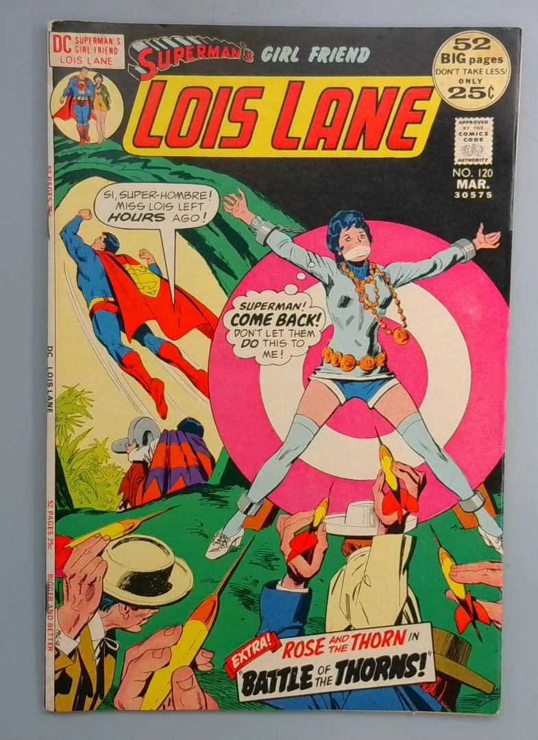 Supermans Girlfriend, Lois Lane #120 Bondage DC 1972