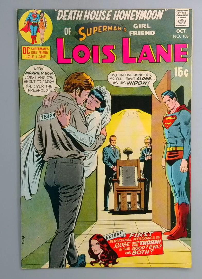 Superman's Girlfriend Lois Lane #105 FN+ 1st Rose and the Thorn DC Comics 1970