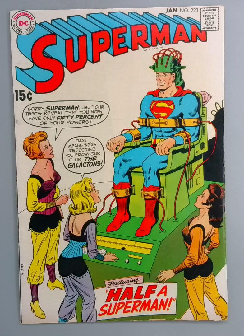 Superman #223 FN+ 1st Bronze Age Issue DC 1970