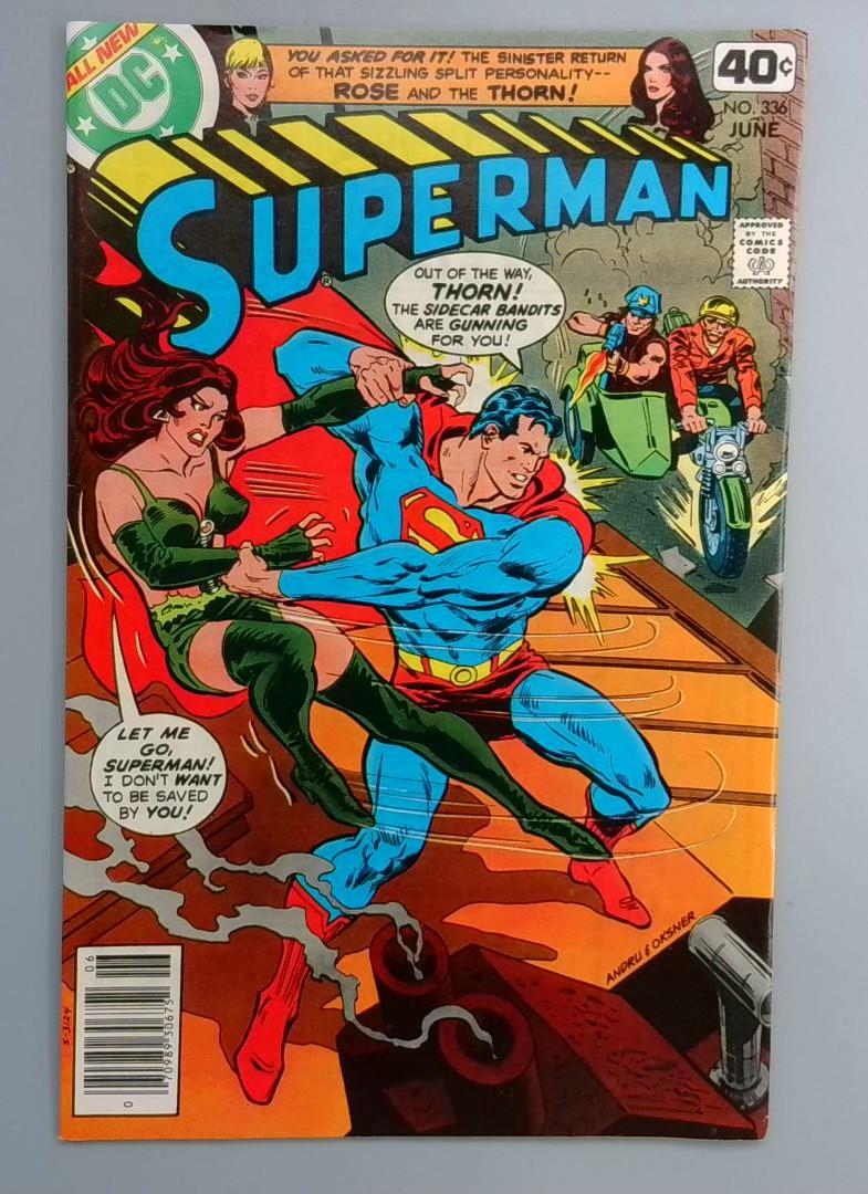Superman #336 Rose and Thorn DC 1979