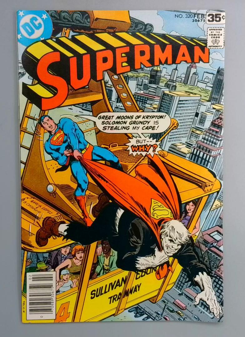 Superman #320 VF Solomon Grundy DC 1978
