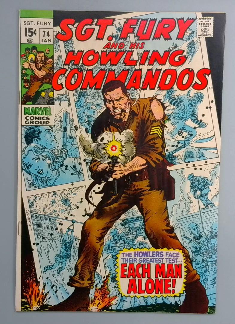 Sgt. Fury and His Howling Commandos #74 VF Marvel 1970