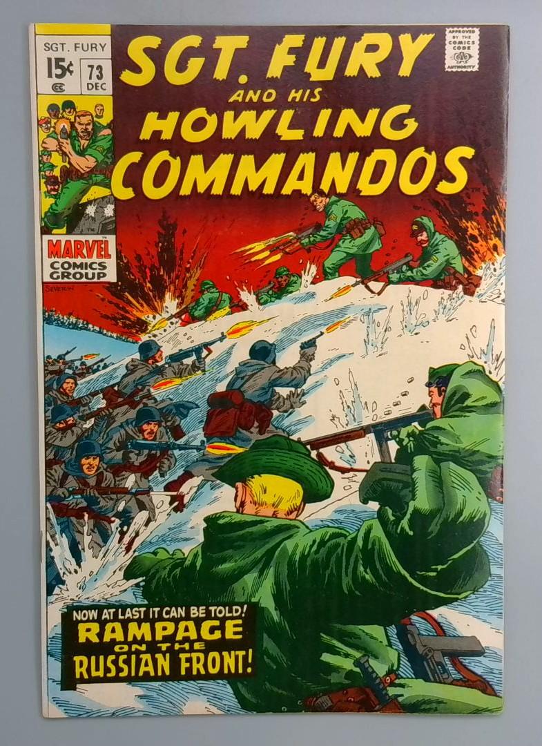 Sgt. Fury and His Howling Commandos #73 VF Marvel 1969