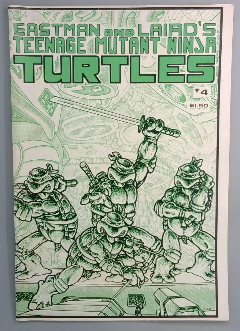 Teenage Mutant Ninja Turtles #4 FN 1st Print Eastman and Laird Mirage 1984