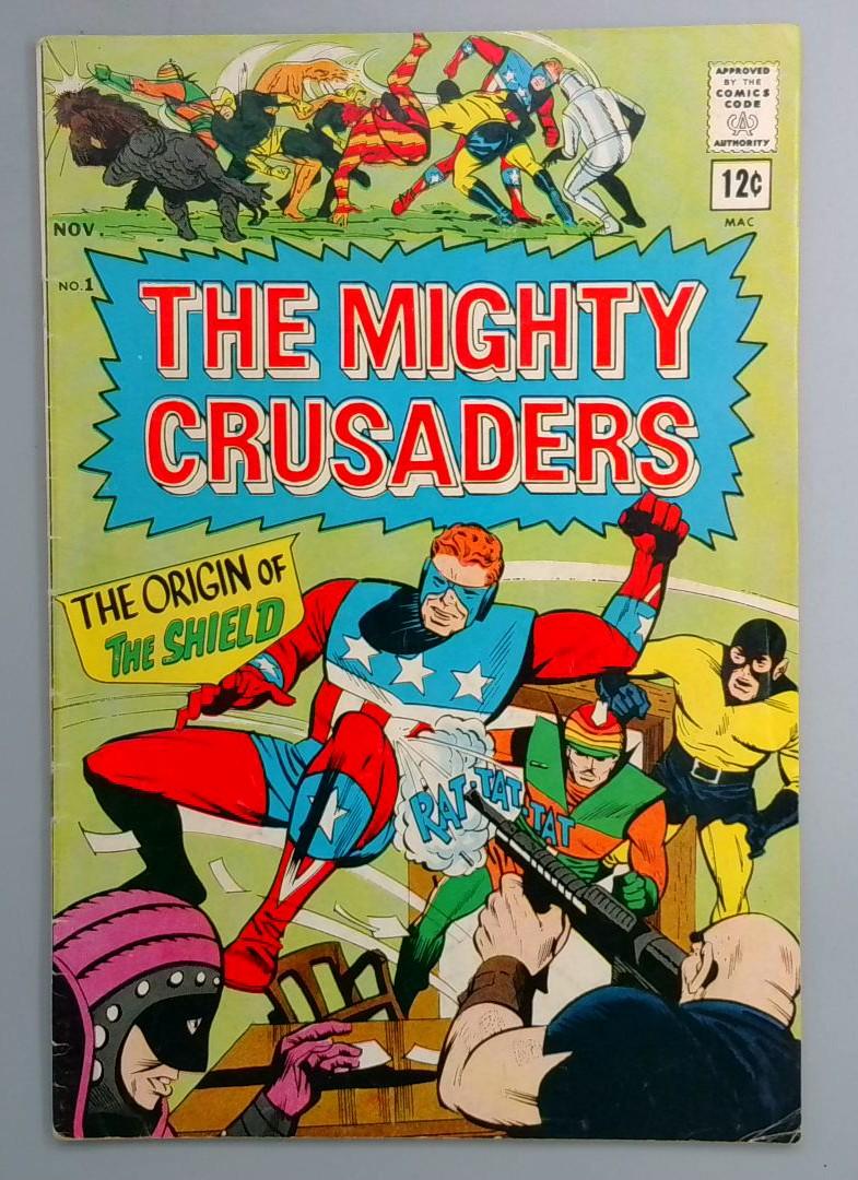 The Mighty Crusaders #1 FN Radio Comics 1965