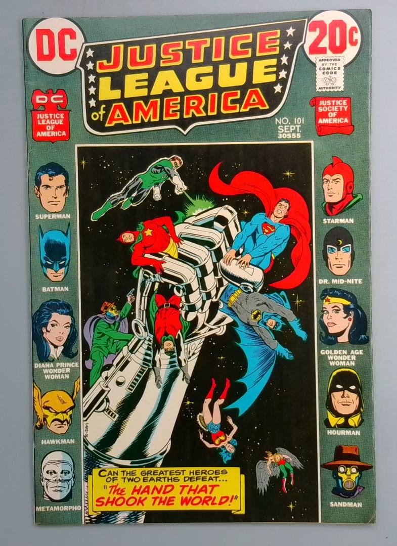 Justice League of America #101, VF+ 2nd Seven Soldiers DC Comics,1972 JR1