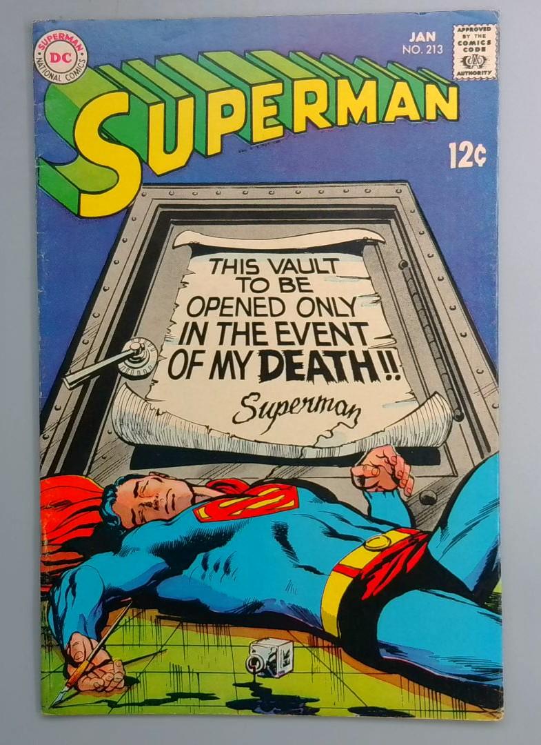 Superman #213, VG/FN DC Comics, 1969