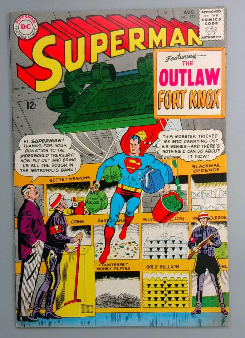 Superman #179 FN- DC 1965