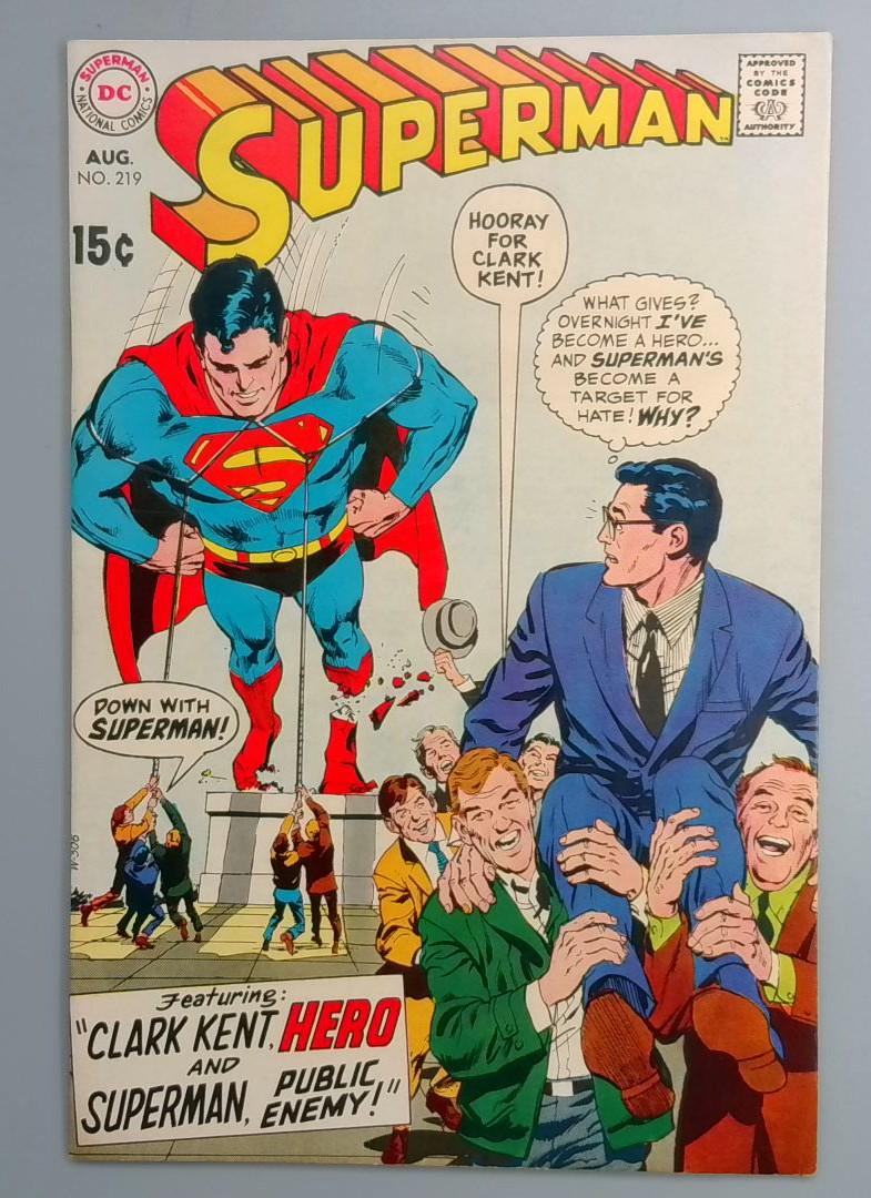Superman #219 VF DC 1969