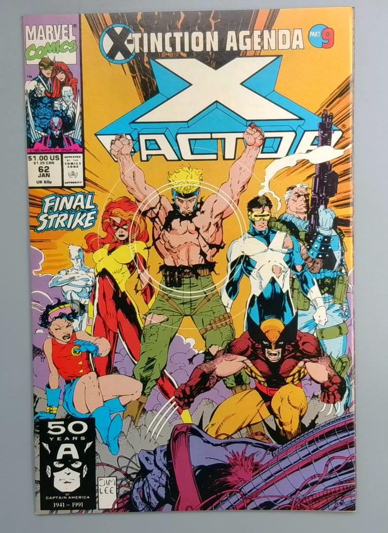X-Factor #62 Jim Lee Marvel 1991