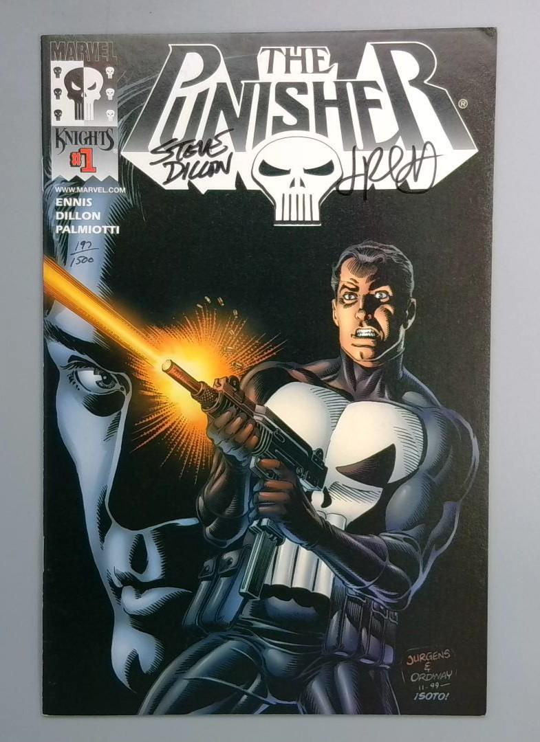 The Punisher #1 Dynamic Forces Signed by Steve Dillon Marvel 2000