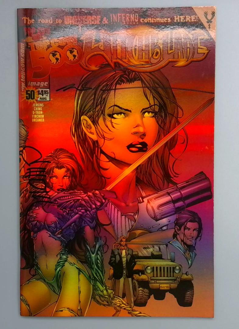 Witchblade #50 Dynamic Forces Chrome Signed Silvestri Image 2001