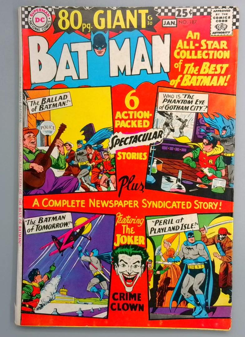 Batman #187 FN 80 Page Giant DC 1967