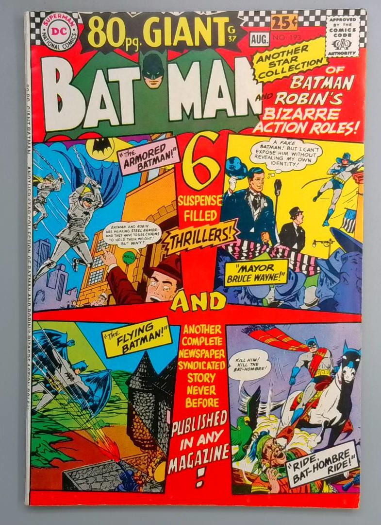 Batman #193 FN+ 80 Page Giant DC 1967