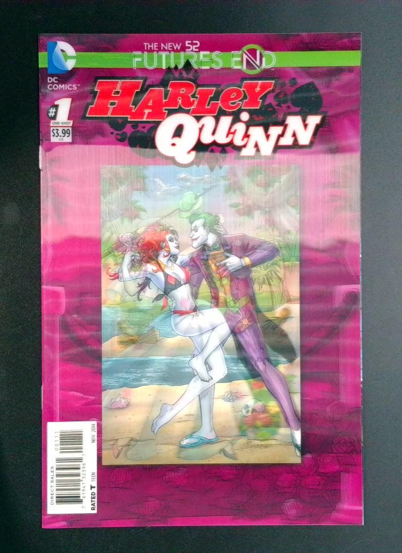 Harley Quinn Futures End #1 Lenticular DC Comics 2014