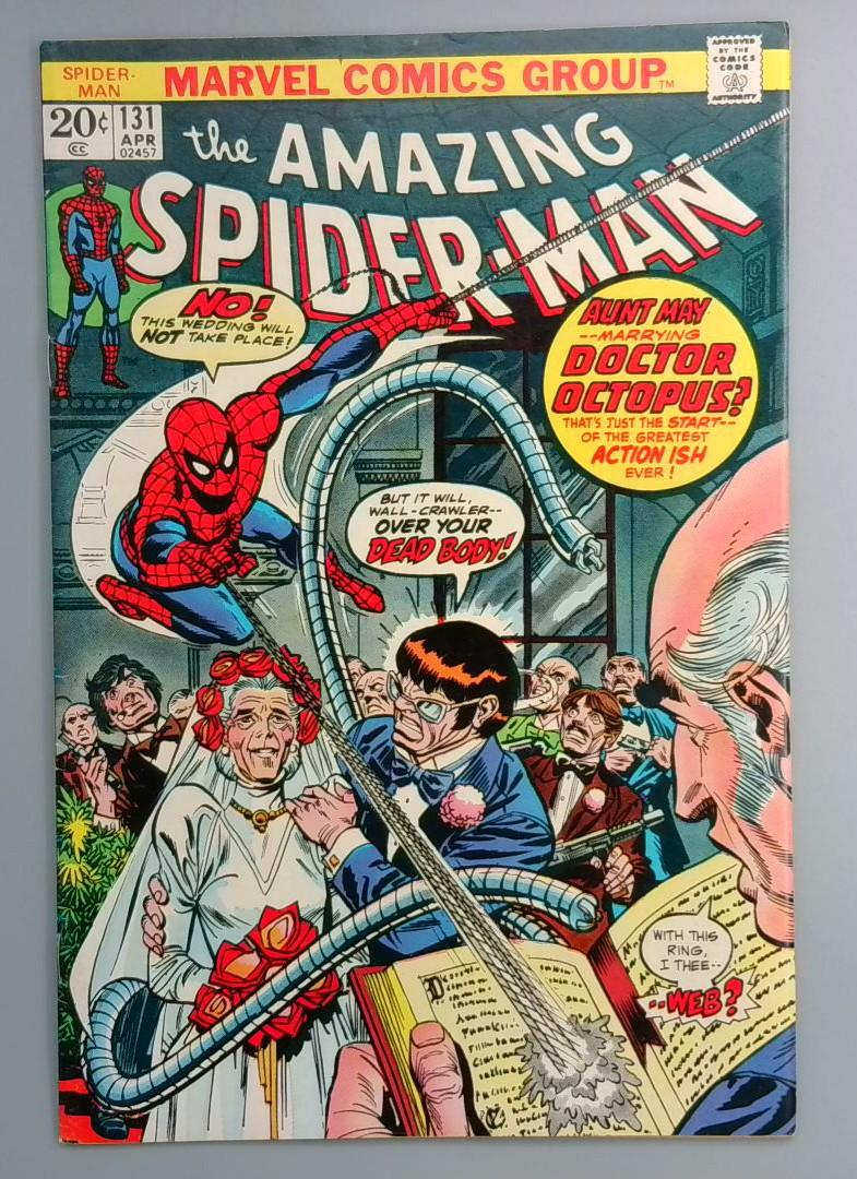 Amazing Spider-Man #131 VG/FN Aunt May Weds Doctor Octopus Marvel 1974