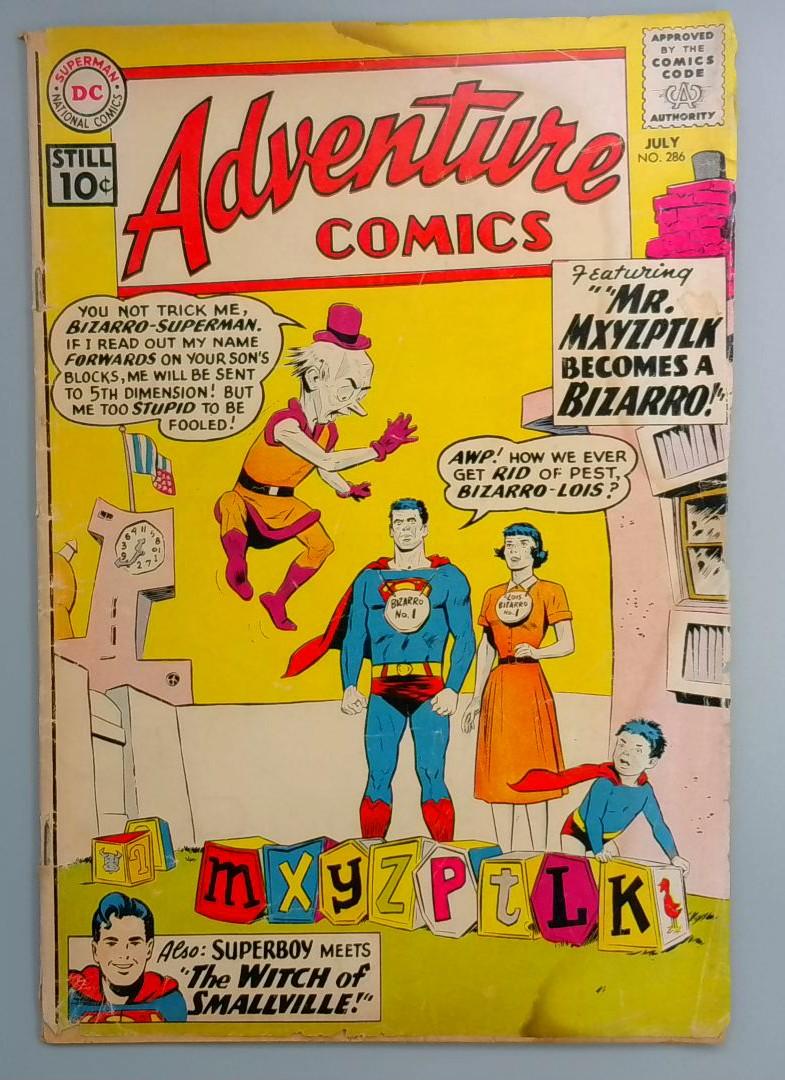 Adventure Comics #286 GD+ Bizarro Mr Mxyzptlk DC 1961