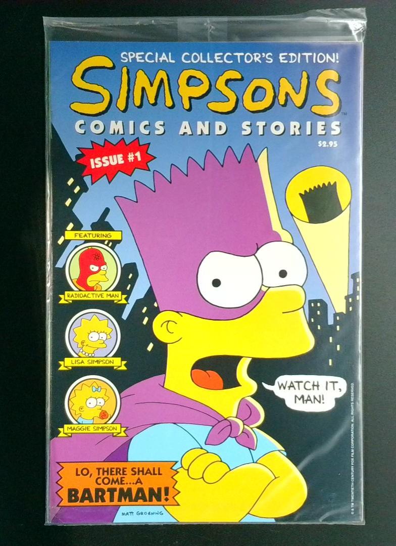 Simpsons Comics and Stories #1 Special Collector's Edition Sealed w/ Poster 1993