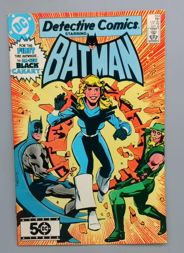 Detective Comics #554 VF- New Costume for Black Canary DC 1985