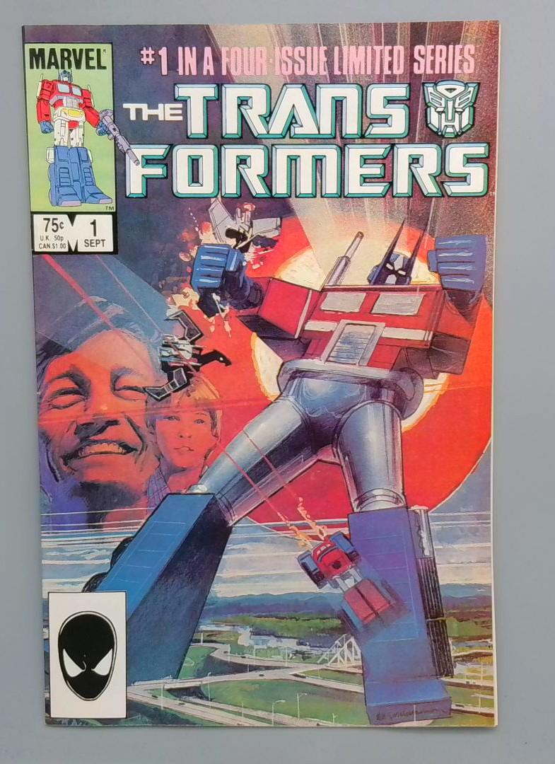 Transformers #1 VF/NM🔥 1st Autobots & Decepticons Marvel 1984
