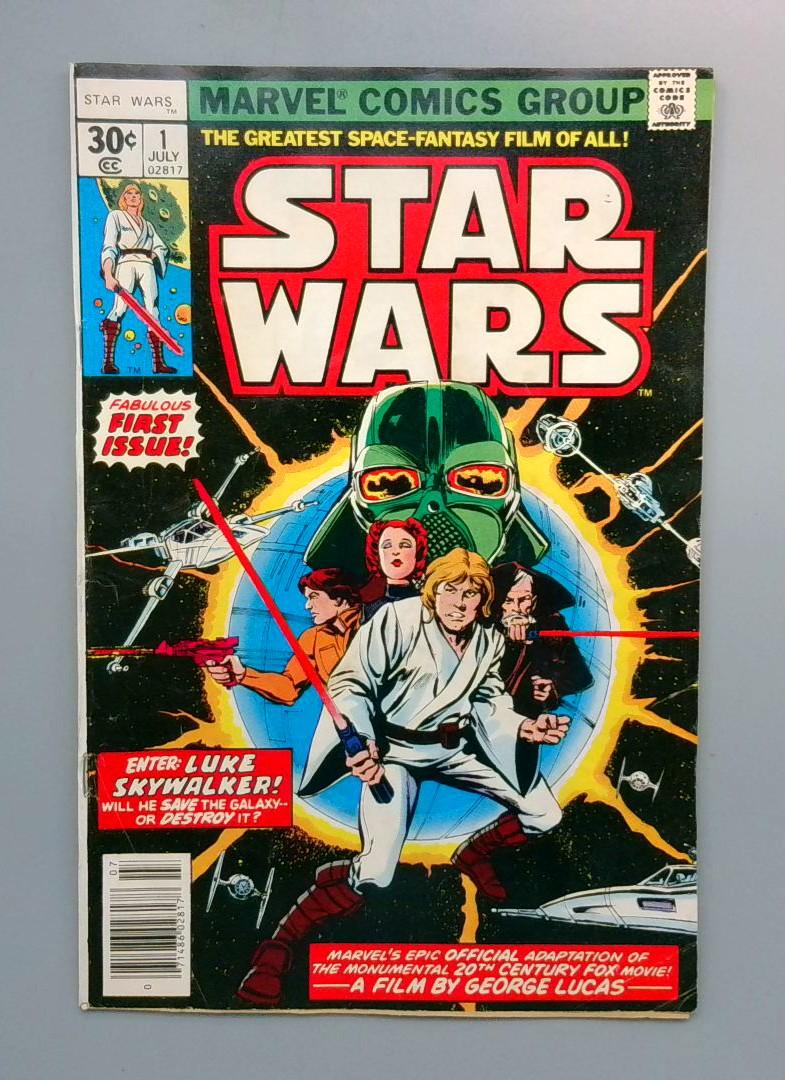 Star Wars #1 VG+ 🗝 First Print 1st Luke Skywalker 🔥 Marvel 1977