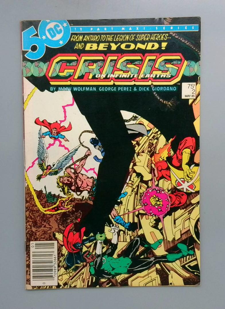 Crisis on Infinite Earths #2 Newsstand DC May 1985