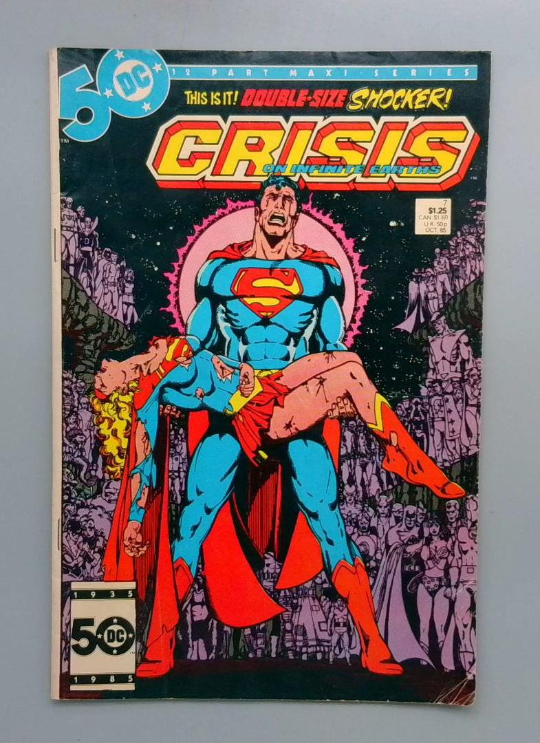 Crisis on Infinite Earths #7 Death of Supergirl DC 1985