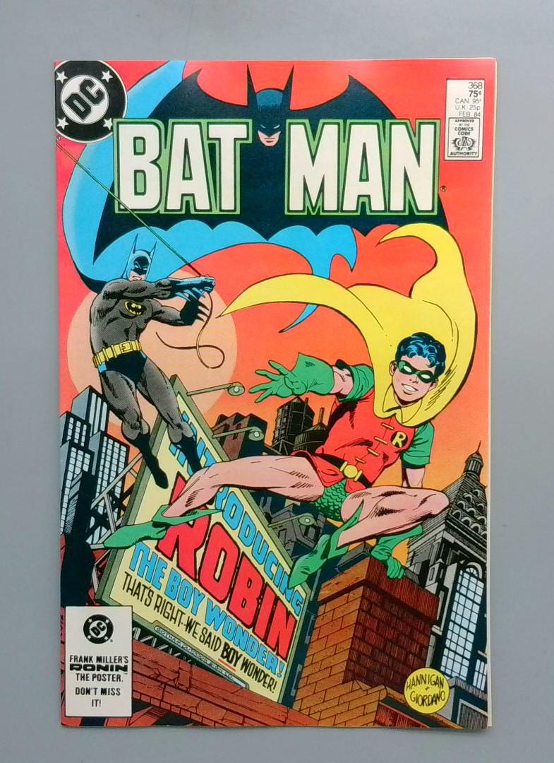 Batman #368 VF- 1st Jason Todd as Robin DC 1981