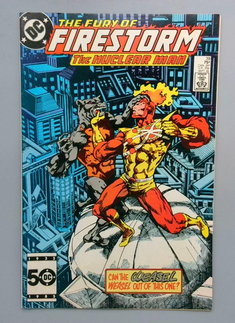 Fury of Firestorm The Nuclear Man #85 Weasel DC 1985