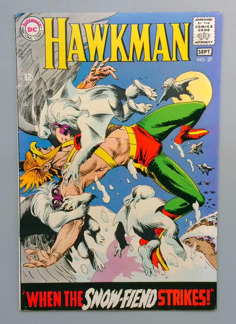 Hawkman #27 FN+ Final Issue DC 1968
