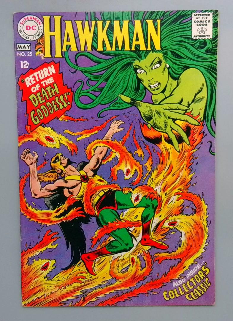 Hawkman #25 FN Medusa & Minotaur Appearance DC 1968