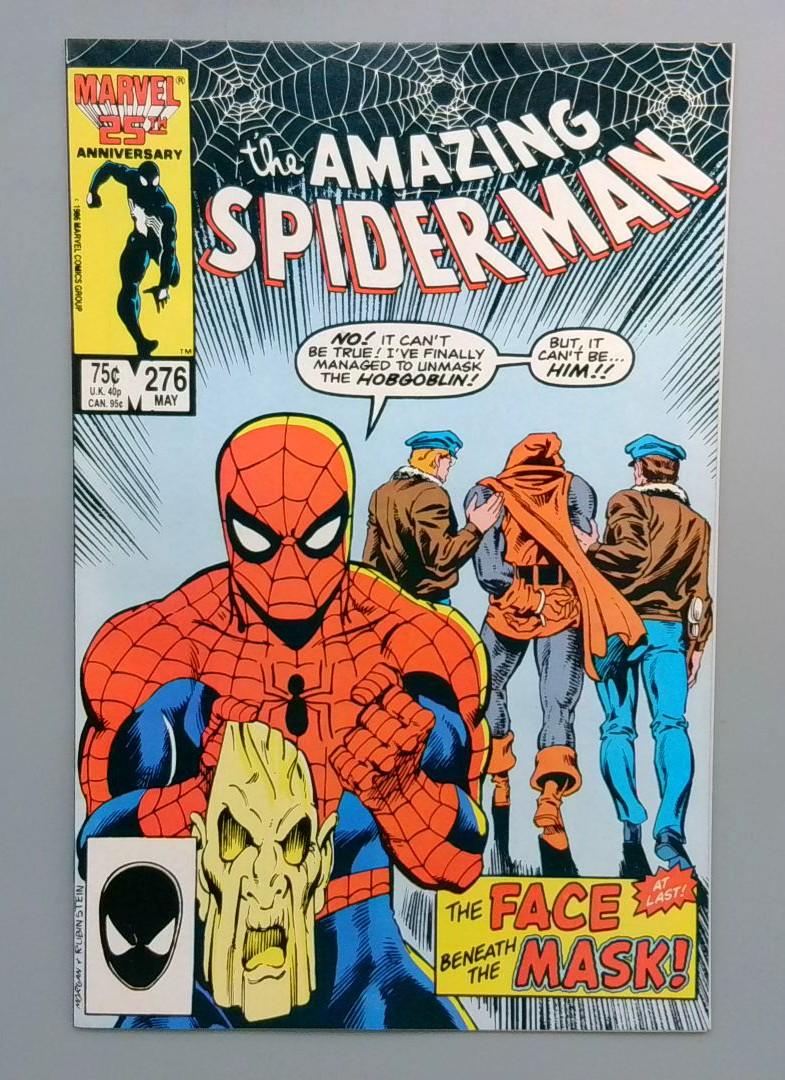 Amazing Spider-Man #276 VF+ Flash Thompson Framed As Hobgoblin Marvel 1986