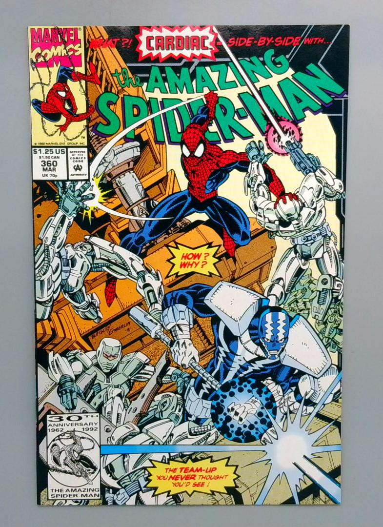 Amazing Spider-Man #360 VF+ 1st Cameo Appearance of Carnage Marvel 1992
