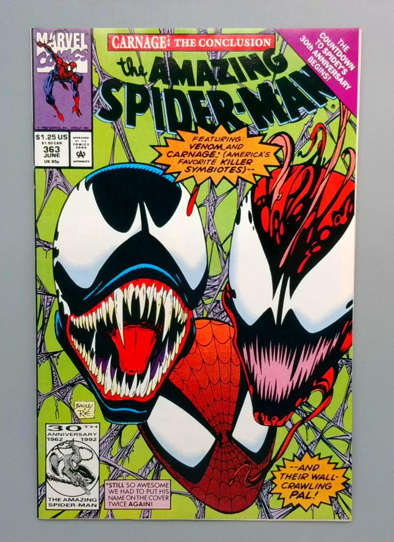 Amazing Spider-Man #363 VF/NM 3rd Carnage Marvel 1992
