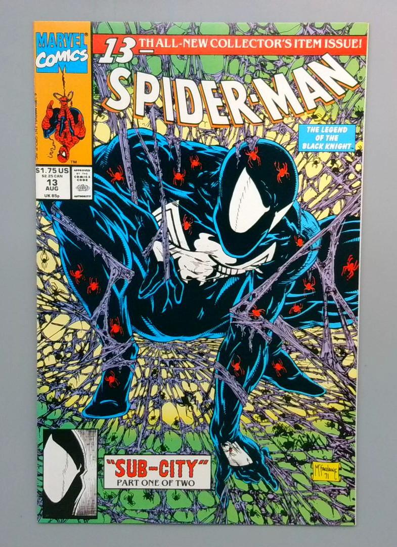 Spider-Man #13 NM Black Costume Returns Marvel 1991
