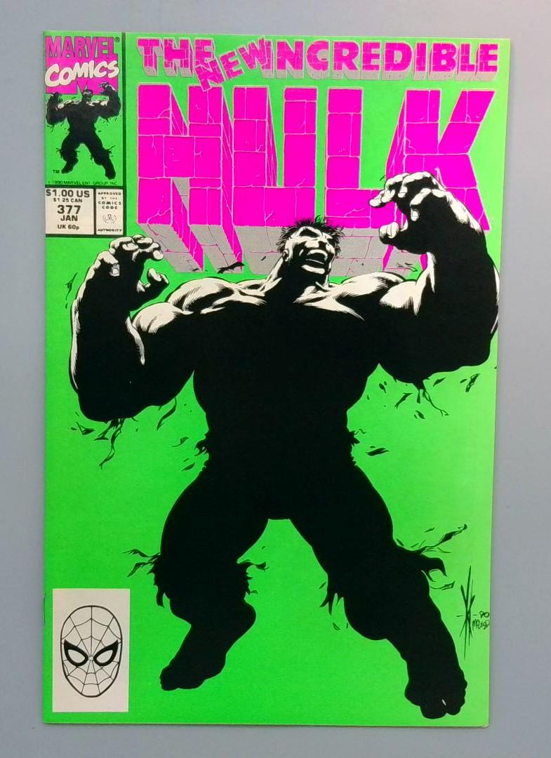 Incredible Hulk #377 VF/NM 1st Professor Hulk Marvel 1991