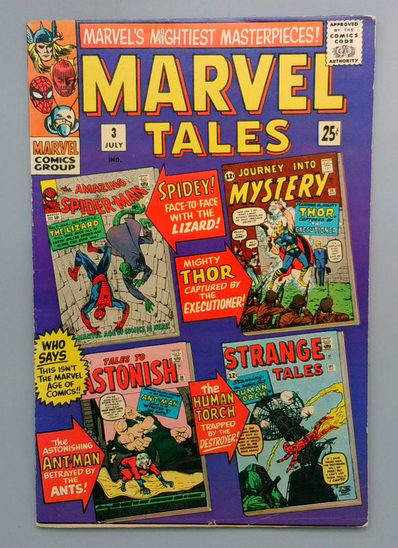 Marvel Tales #3 Reprints Amazing Spider-Man 6 Marvel 1966