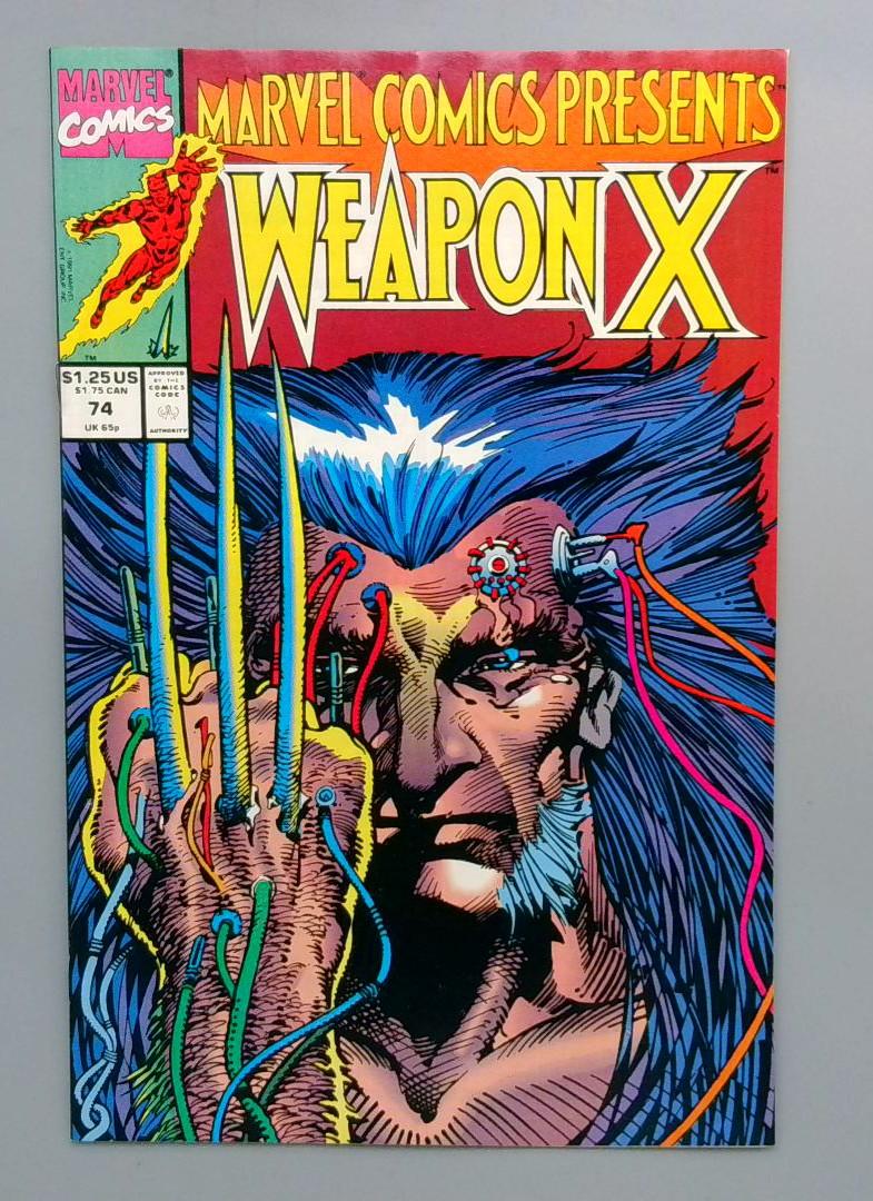 Marvel Comics Presents #74 VF Weapon-X, Sam Keith Marvel 1991