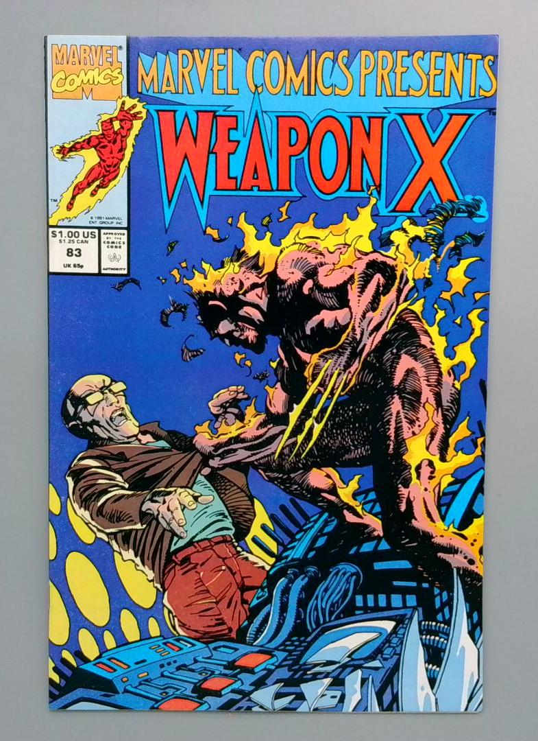 Marvel Comics Presents #83 NM- Weapon-X Marvel 1991 Copy2
