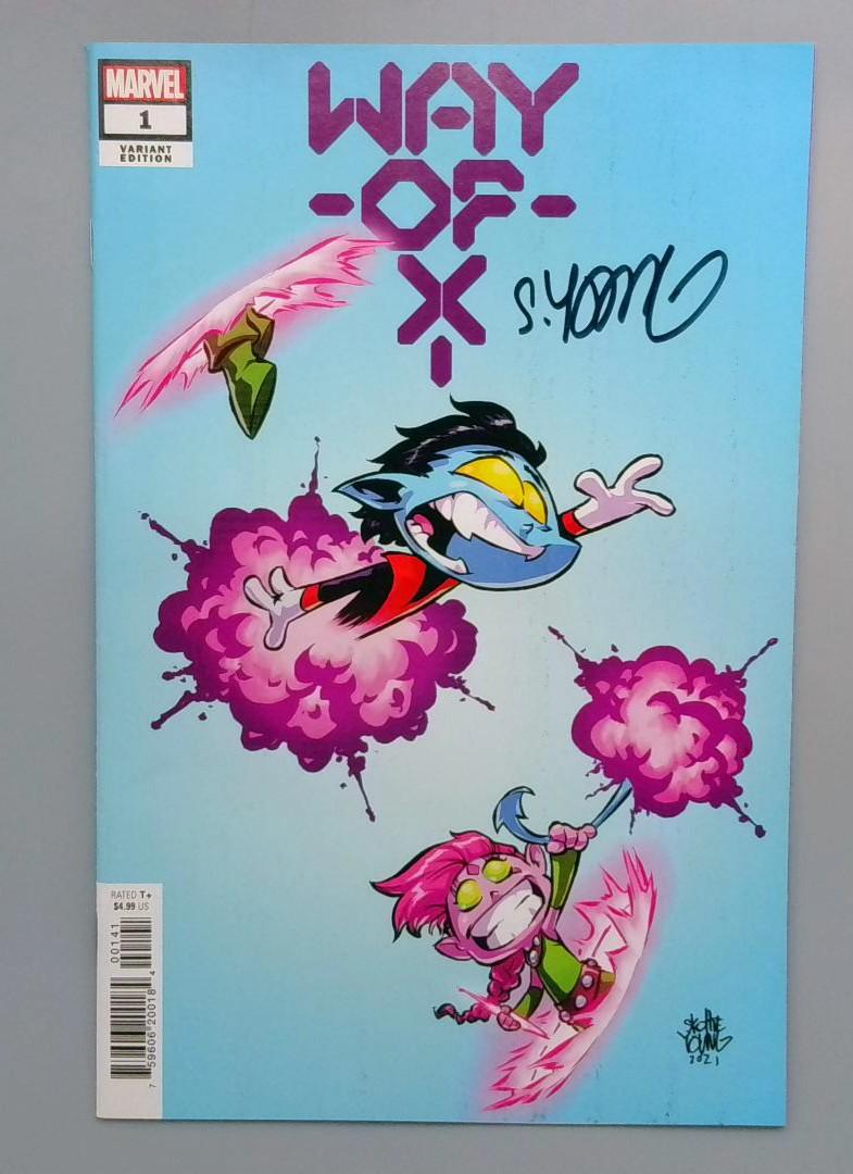 Way of X #1 NM- Skottie Young Variant, Signed by Skottie Young Marvel 2021