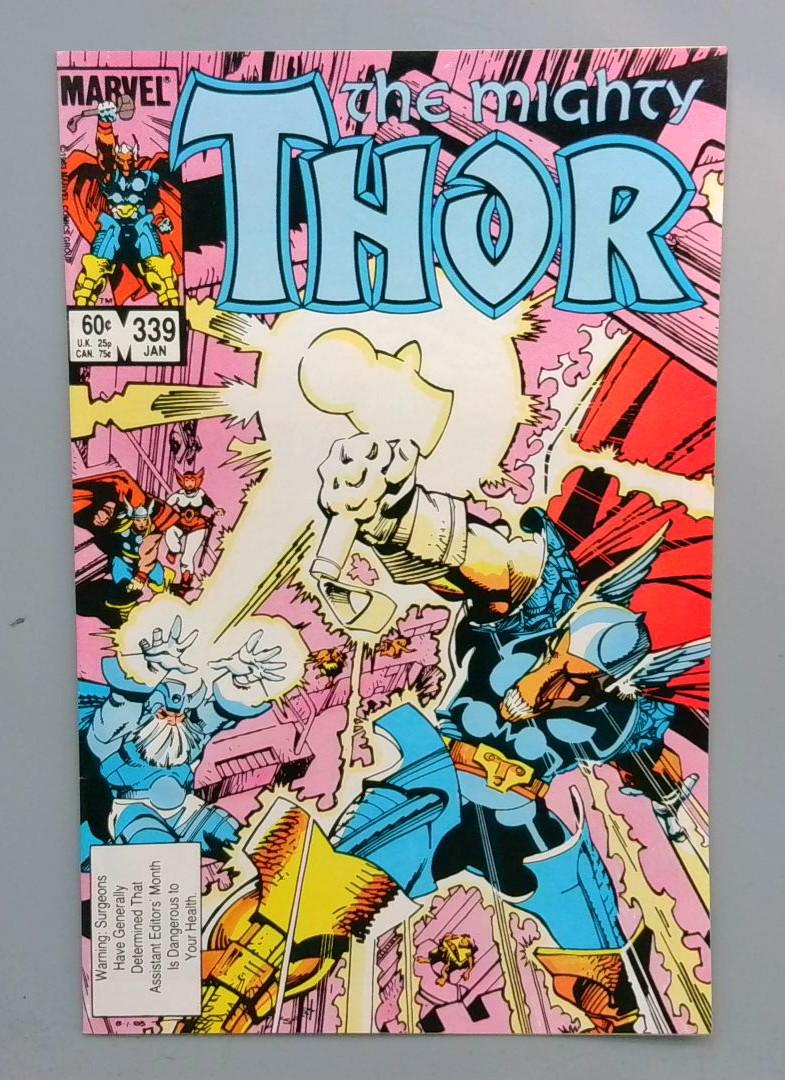 Thor #339 VF/NM 1st Stormbreaker Marvel 1983