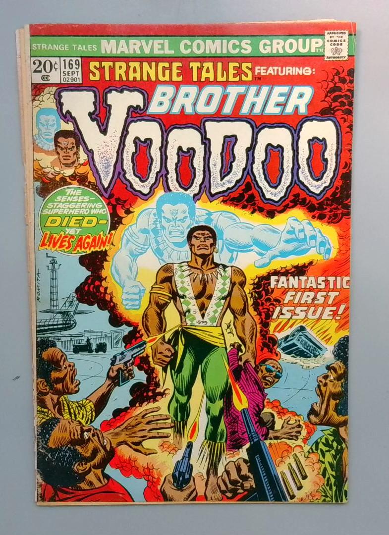 Strange Tales #169 1st Brother Voodoo COVER DETACHED Marvel 1969