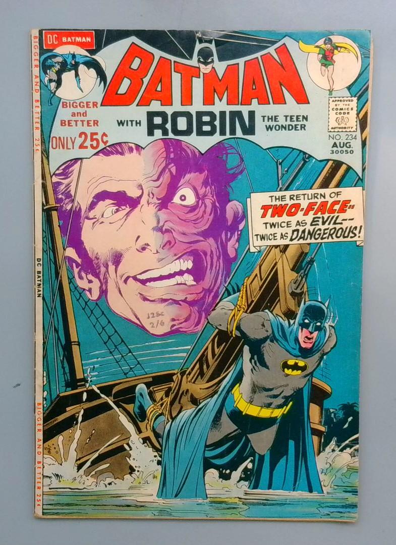 Batman #234 VG- 1st Appearance of Two-Face Since Batman #81 DC 1971